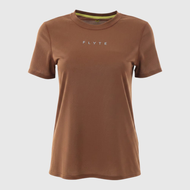 Womens Elpis Core Running Tee (Emperador) #contain ✦AI