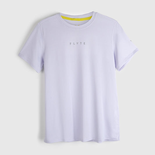 Womens Elpis Core Running Tee (Lavender Blue)