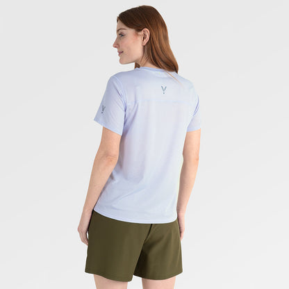 Womens Elpis Core Running Tee (Lavender Blue)