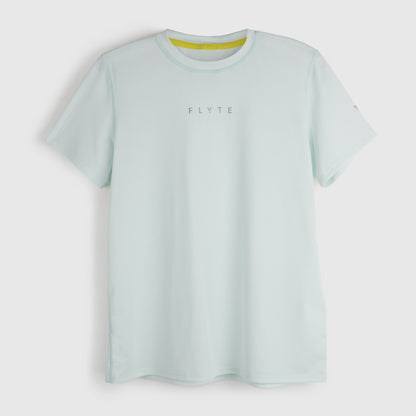 Womens Elpis Core Running Tee (Morning Mist) #contain
