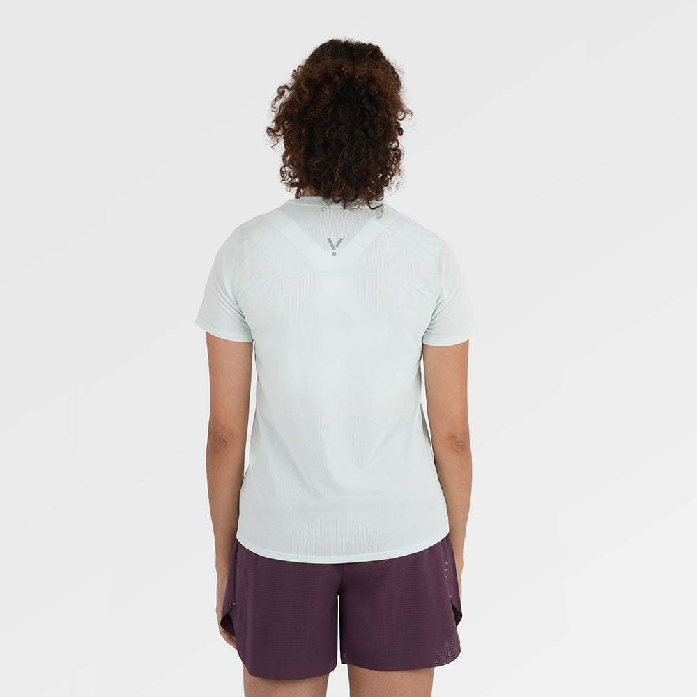 Womens Elpis Core Running Tee (Morning Mist)