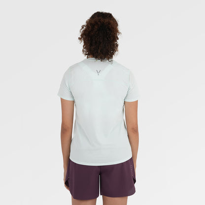 Womens Elpis Core Running Tee (Morning Mist)