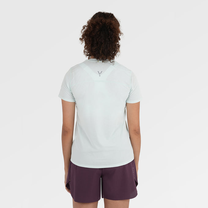 Womens Elpis Core Running Tee (Morning Mist)