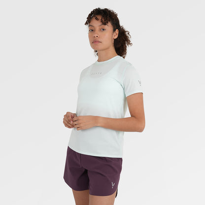 Womens Elpis Core Running Tee (Morning Mist)
