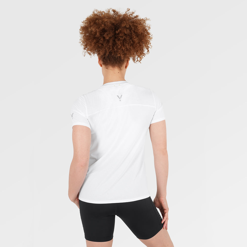 Womens Elpis Core Running Tee (White)