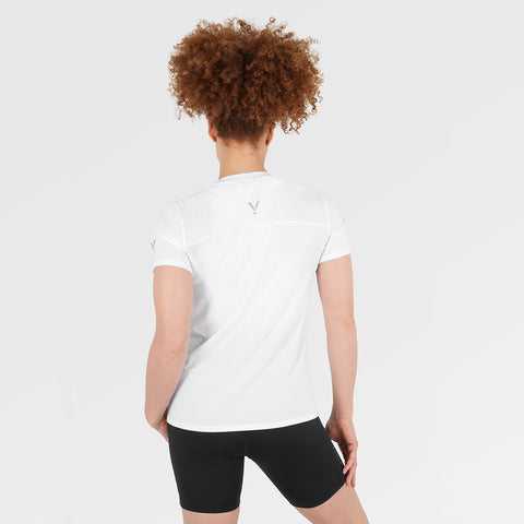 Womens Elpis Core Running Tee (White)