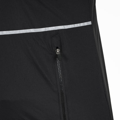 Womens Finch Windproof Packable Hooded Running Jacket (Black)
