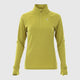 Womens Horizon 1/4 Zip Hoodless Running Grid Fleece Fleece (Lime) #contain ✦AI