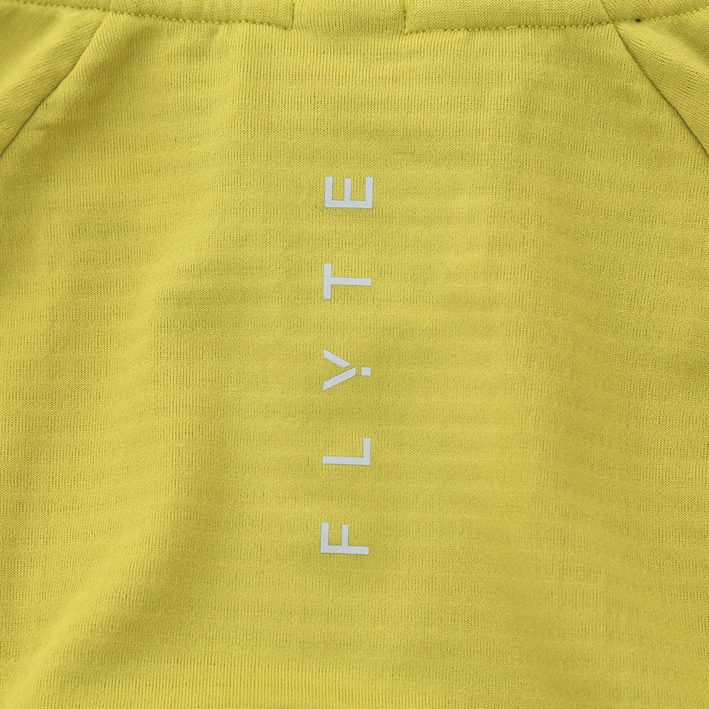 Womens Horizon 1/4 Zip Hoodless Running Grid Fleece Fleece (Lime)