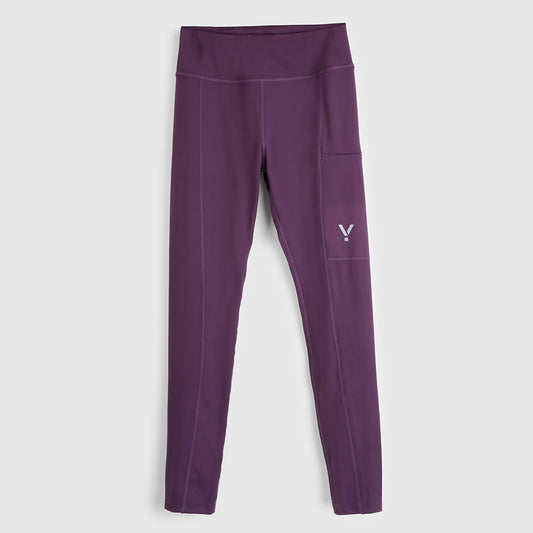 Womens Petrel Core Running Tights (Blackberry Wine)