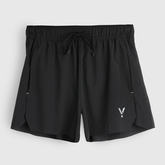 Womens Siskin 3 Inch Performance Shorts (Black) #contain