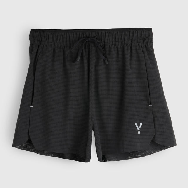 Womens Siskin 3 Inch Performance Shorts (Black) #contain