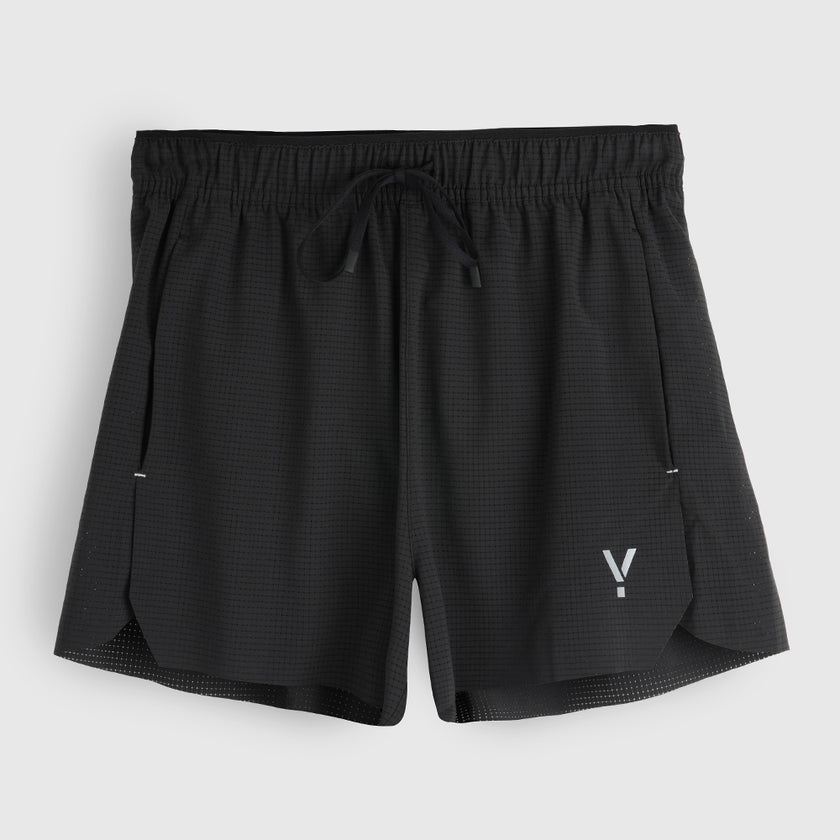 Womens Siskin 3 Inch Performance Shorts (Black) #contain