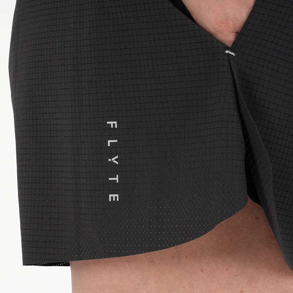 Womens Siskin 3 Inch Performance Shorts (Black)