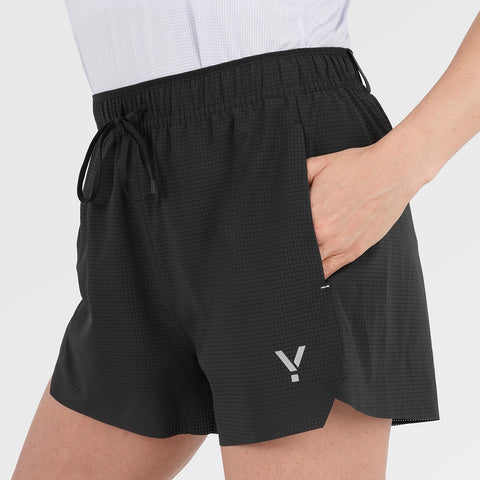 Womens Siskin 3 Inch Performance Shorts (Black)