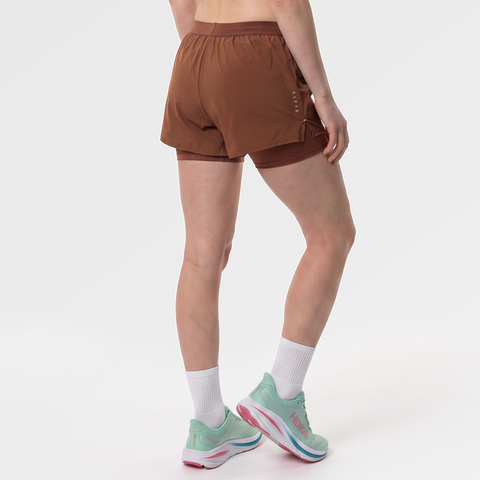 Womens Skua 5 Inch Core 2-In-1 Running Shorts (Emperador) ✦AI