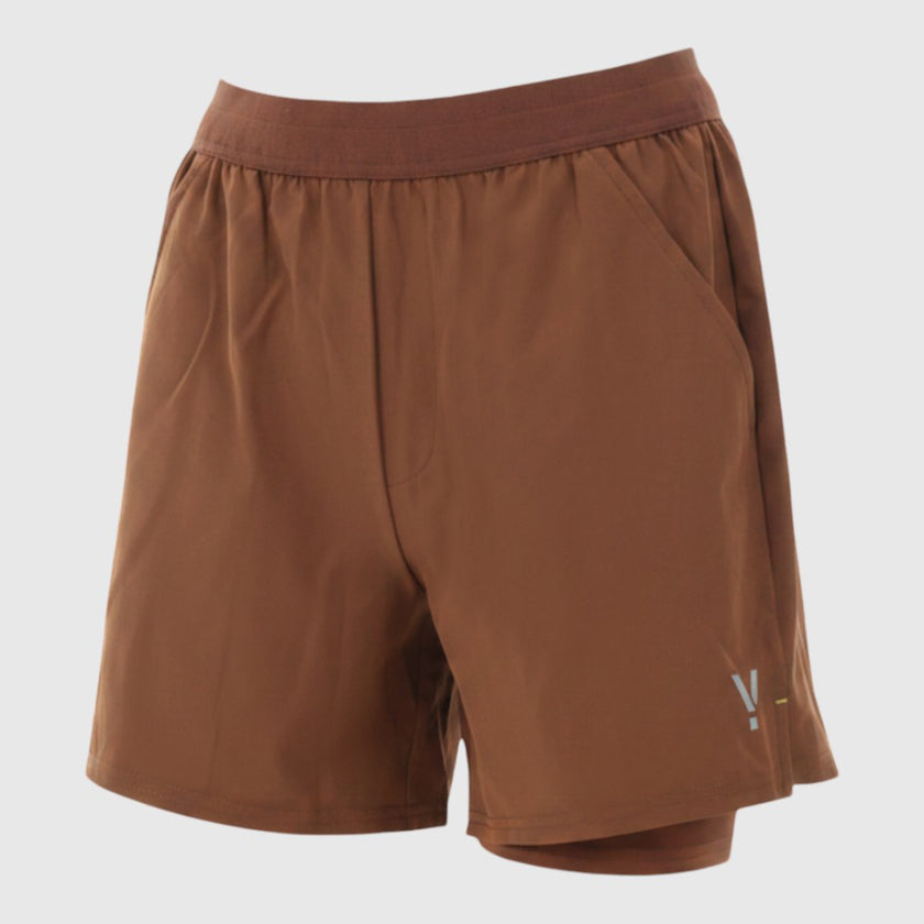 Womens Skua 5 Inch Core 2-In-1 Running Shorts (Emperador) #contain ✦AI