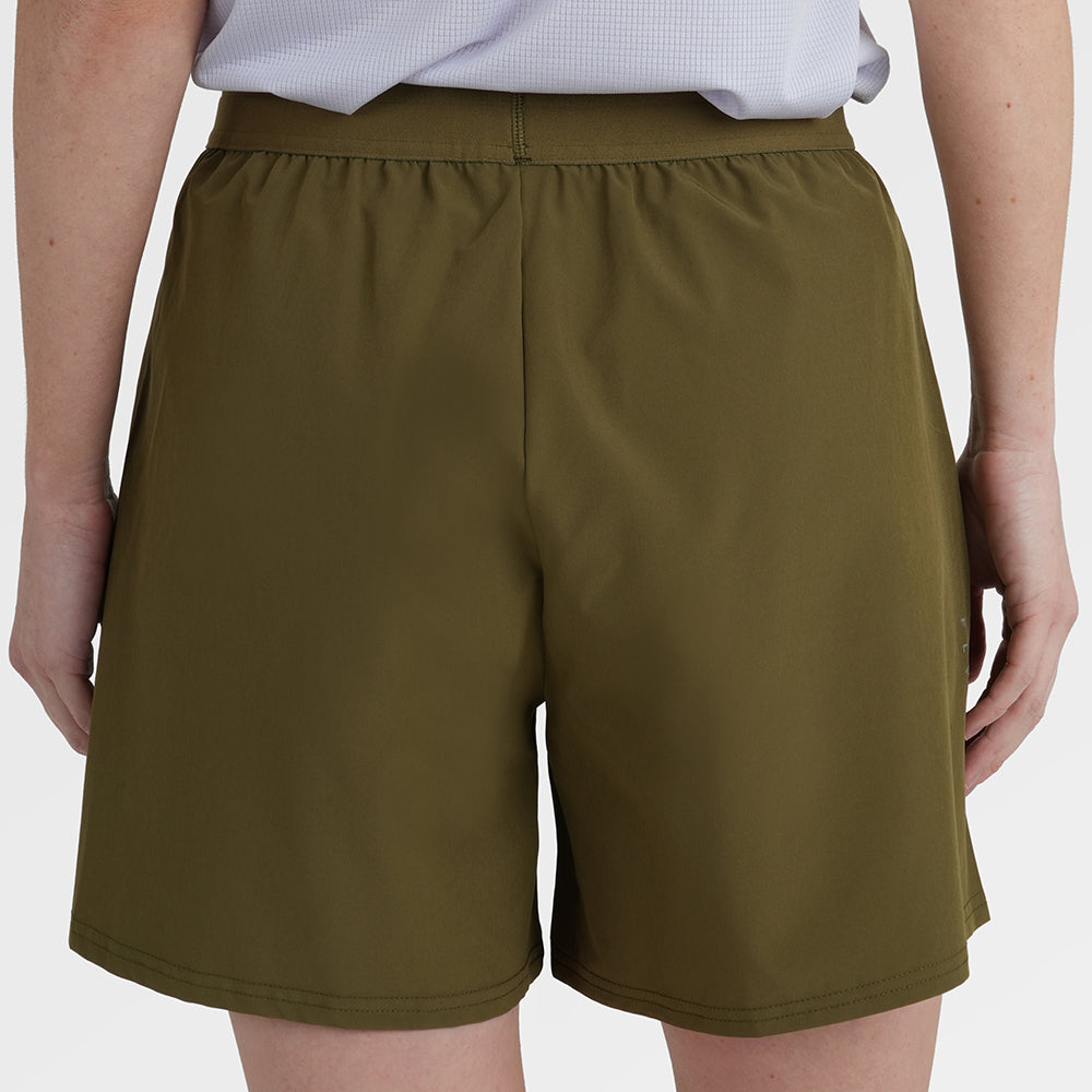 Womens Skua 5 Inch Core Running Shorts (Khaki)