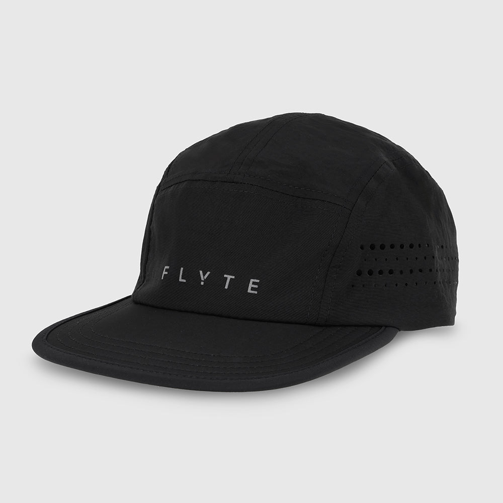 Zero 5 Panel Running Cap (Black) #contain