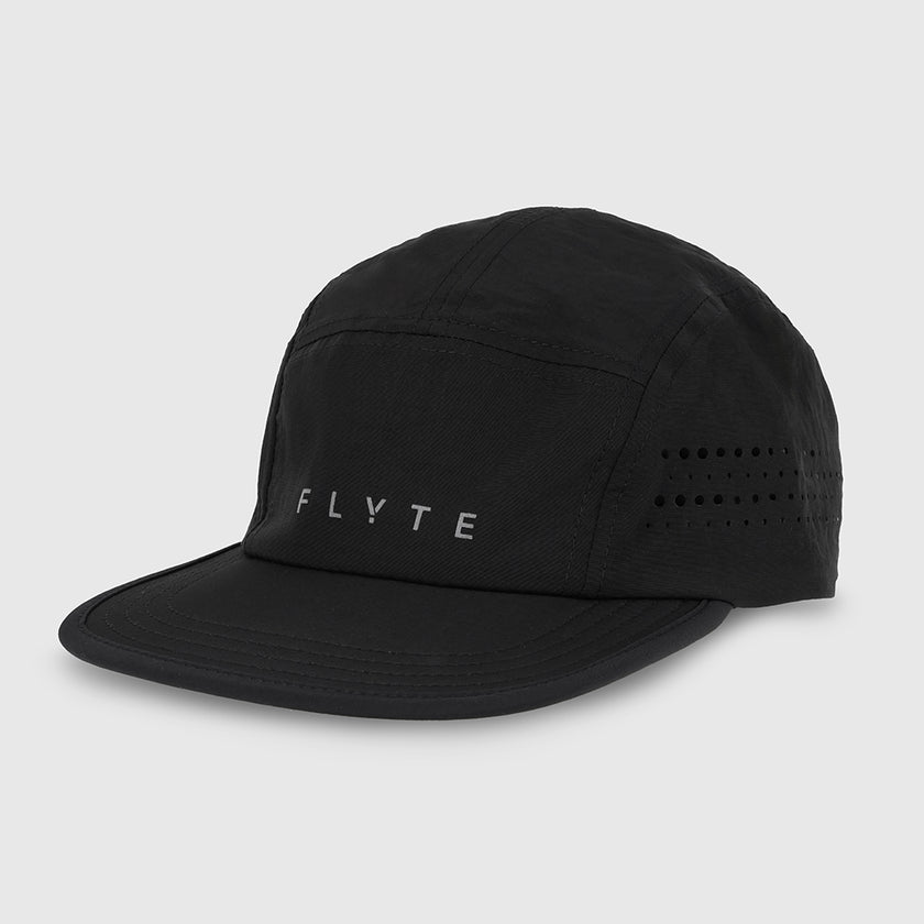 Zero 5 Panel Running Cap (Black) #contain