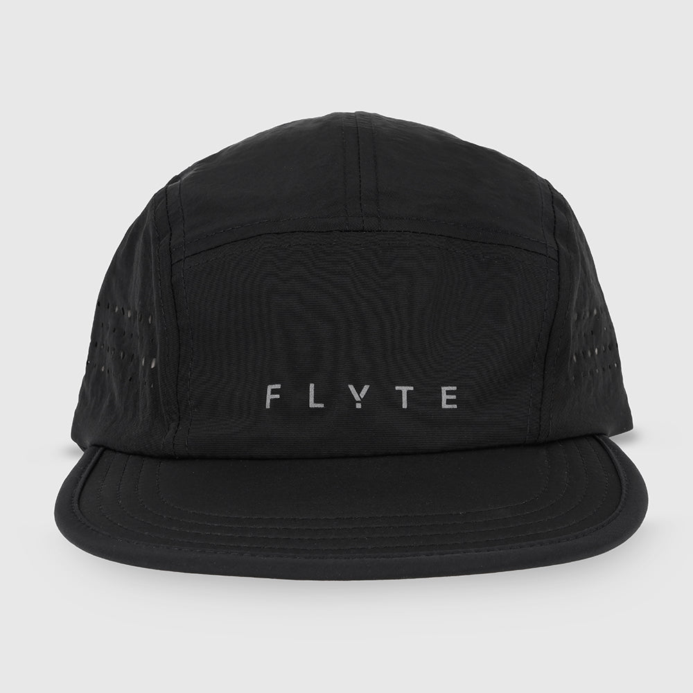 Zero 5 Panel Running Cap (Black) #contain