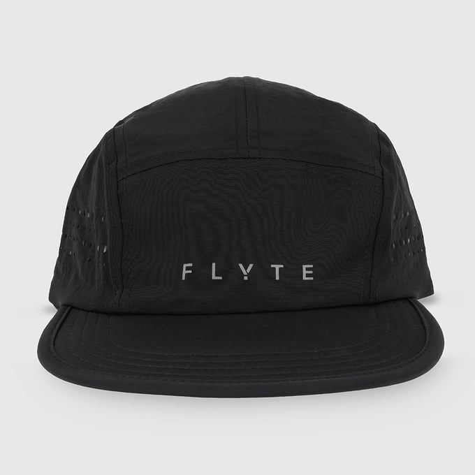 Zero 5 Panel Running Cap (Black) #contain