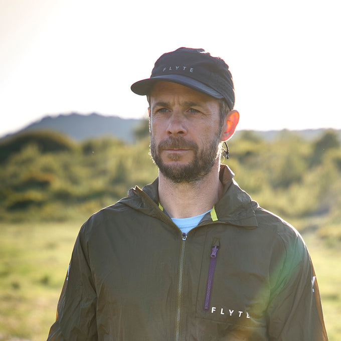 Zero 5 Panel Running Cap (Black)