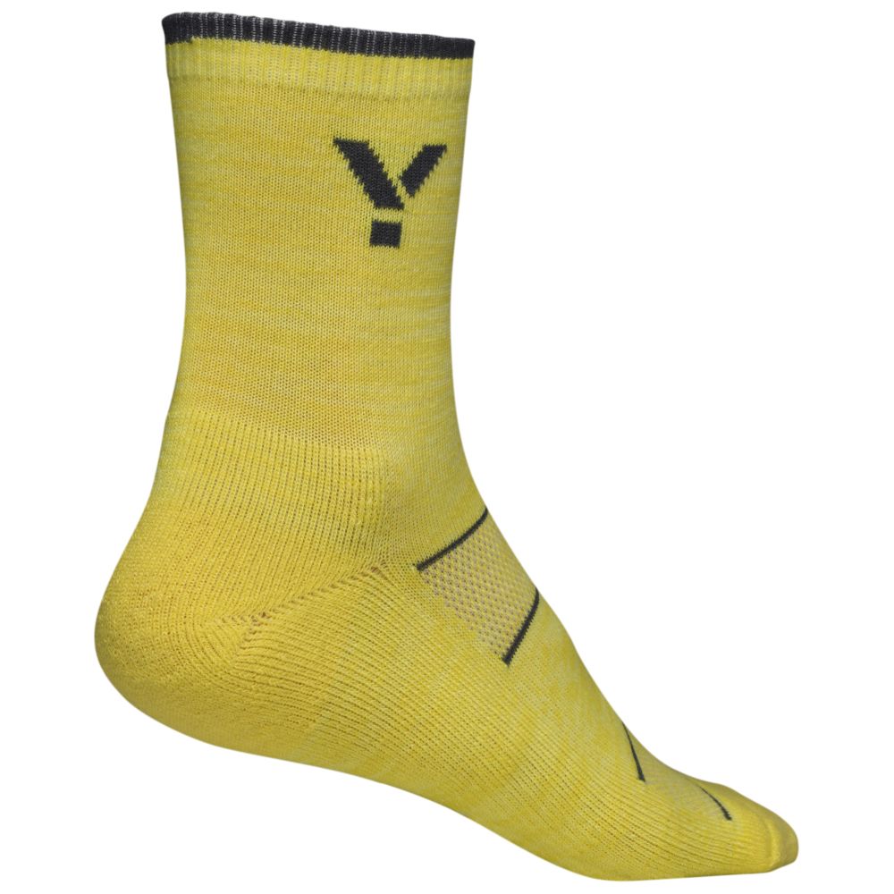 Flare Mid Socks (3 Pack - Citron) #contain