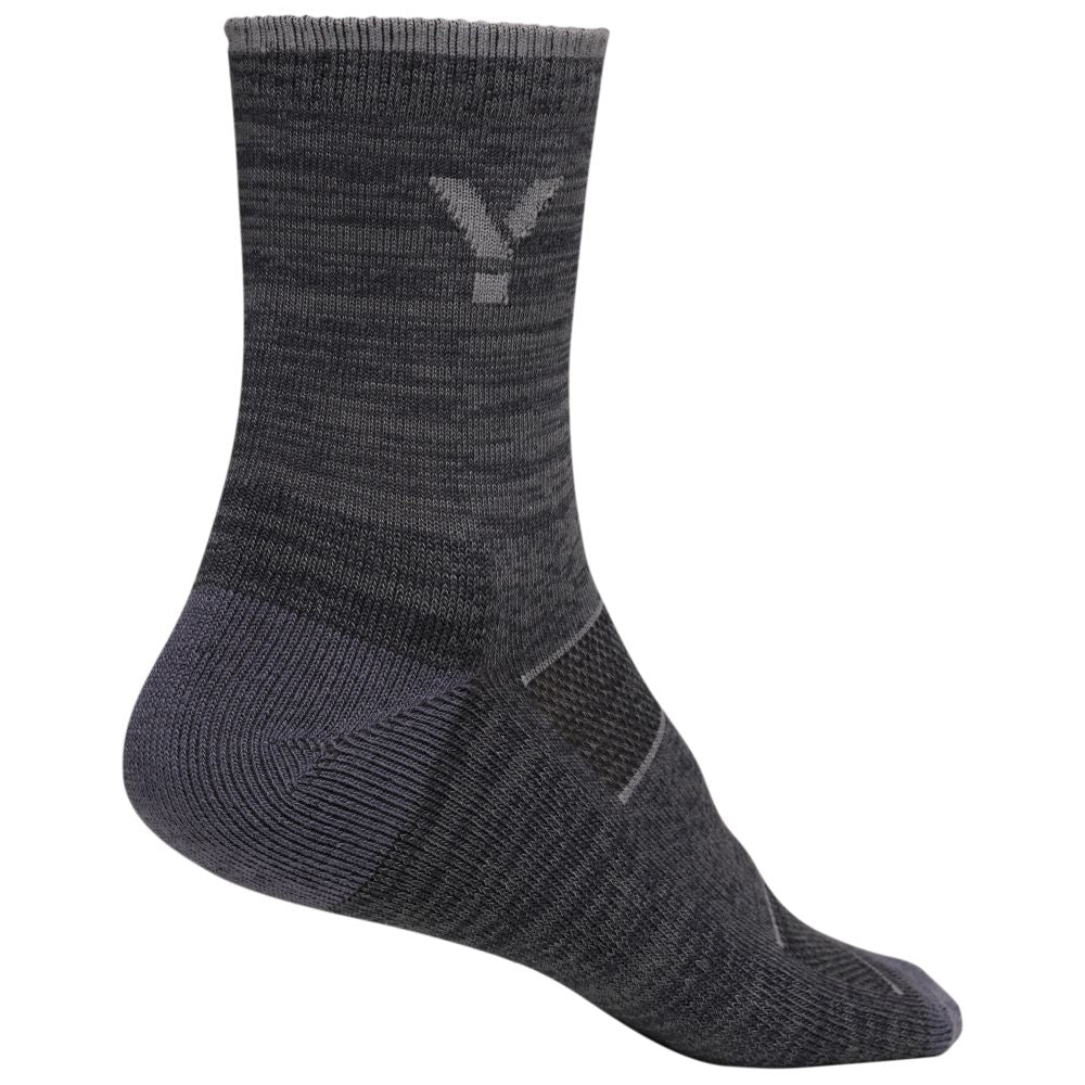 Flare Mid Socks (3 Pack - Graphite) #contain