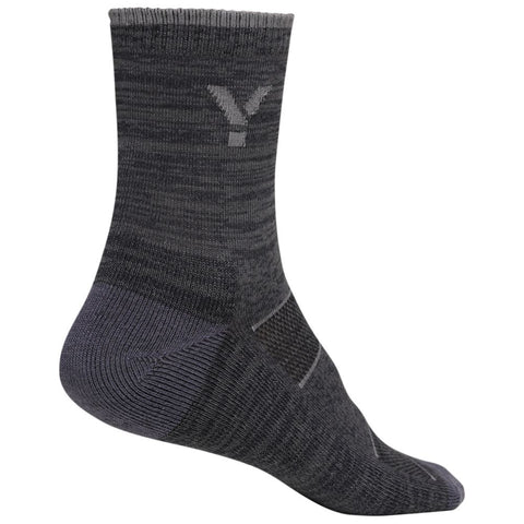 Flare Mid Socks (3 Pack - Graphite) #contain