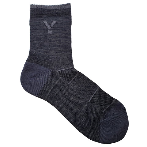 Flare Mid Socks (3 Pack - Graphite) #contain