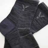 Flare Mid Socks (3 Pack - Graphite)