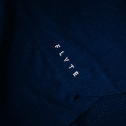 Womens Volta Tech Tee (Marine)