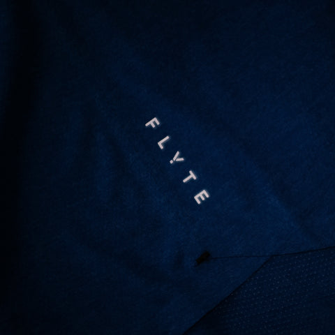Womens Volta Tech Tee (Marine)