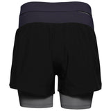 Womens Swift 2-In-1 Shorts (Black/Charcoal)