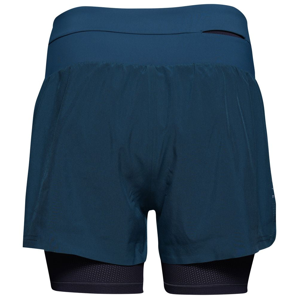 Womens Swift 2-In-1 Shorts (Petrol/Graphite) #contain