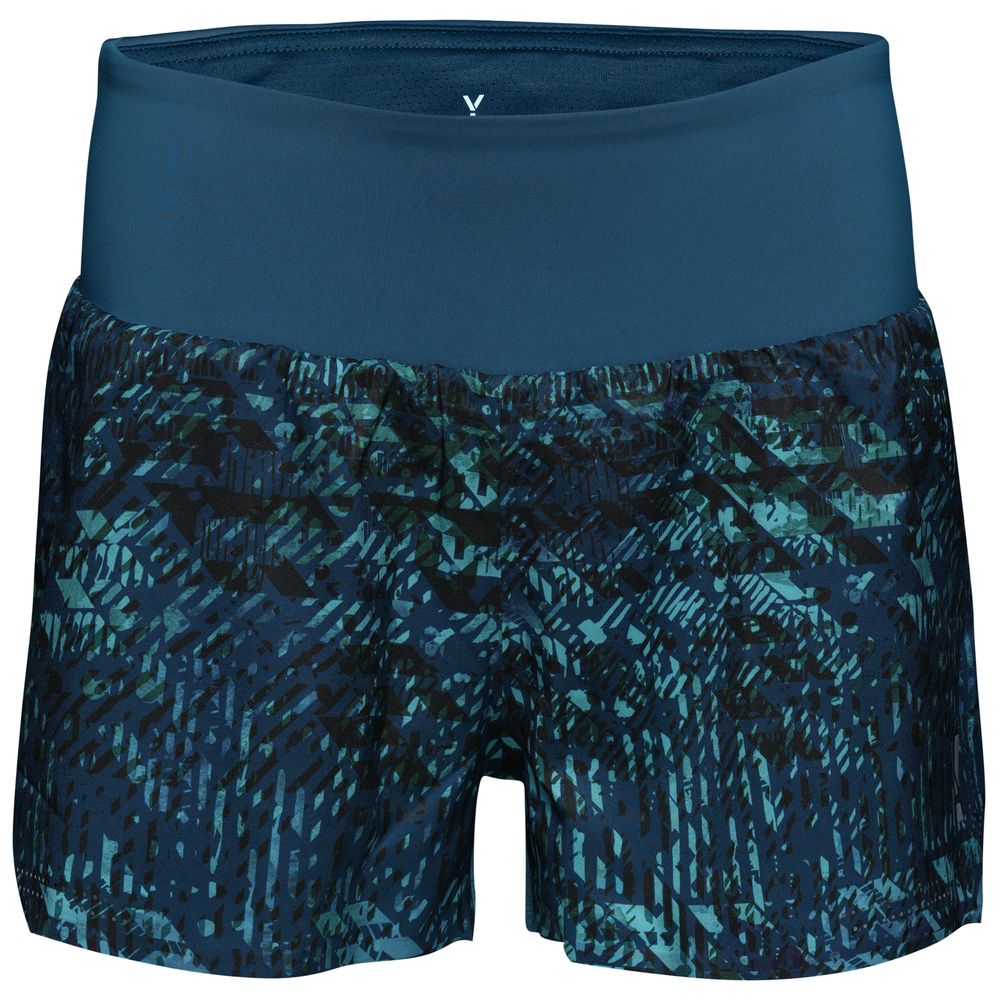 Womens Luna Shorts (Petrol Print) #contain