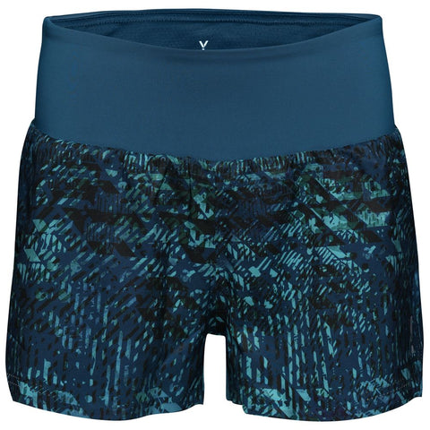 Womens Luna Shorts (Petrol Print) #contain