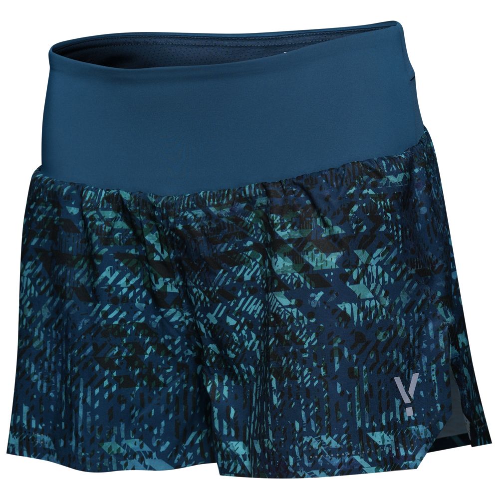 Womens Luna Shorts (Petrol Print) #contain