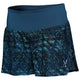 Womens Luna Shorts (Petrol Print) #contain