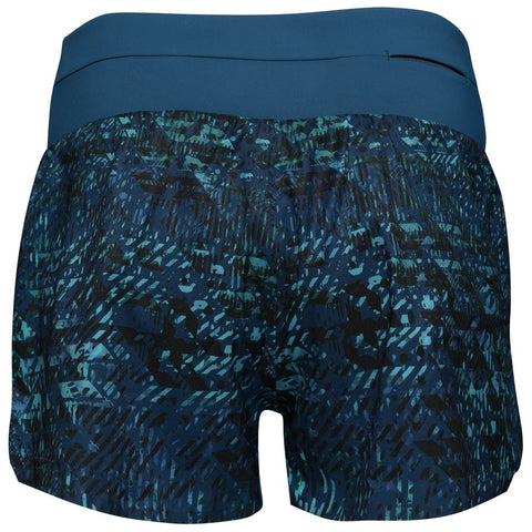 Womens Luna Shorts (Petrol Print) #contain