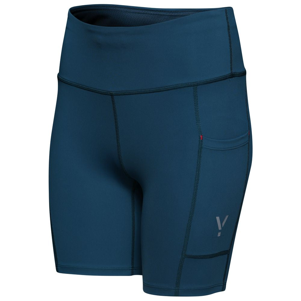 Womens Gaia Tight Shorts (Petrol) #contain