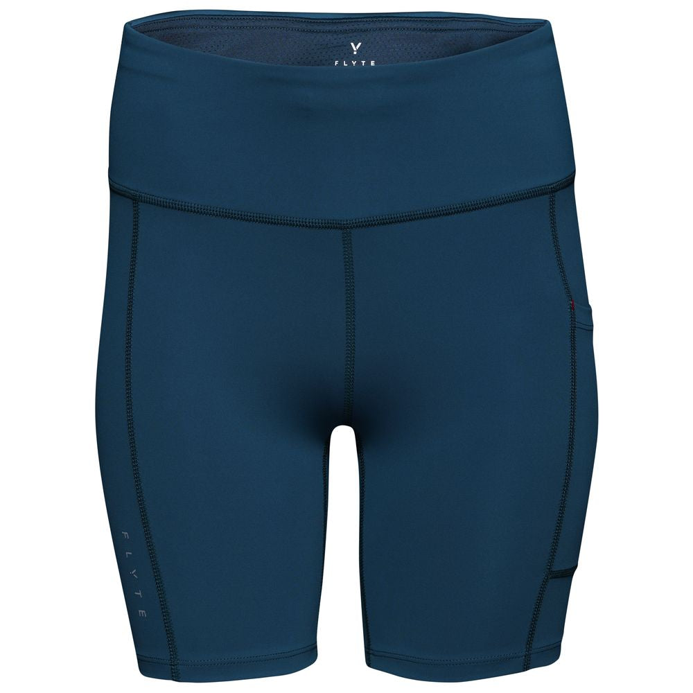 Womens Gaia Tight Shorts (Petrol) #contain