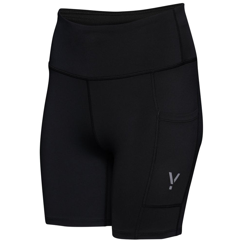 Womens Gaia Tight Shorts (Black) #contain