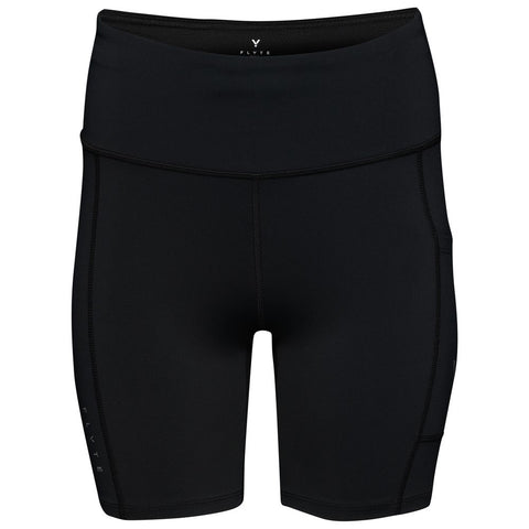 Womens Gaia Tight Shorts (Black) #contain