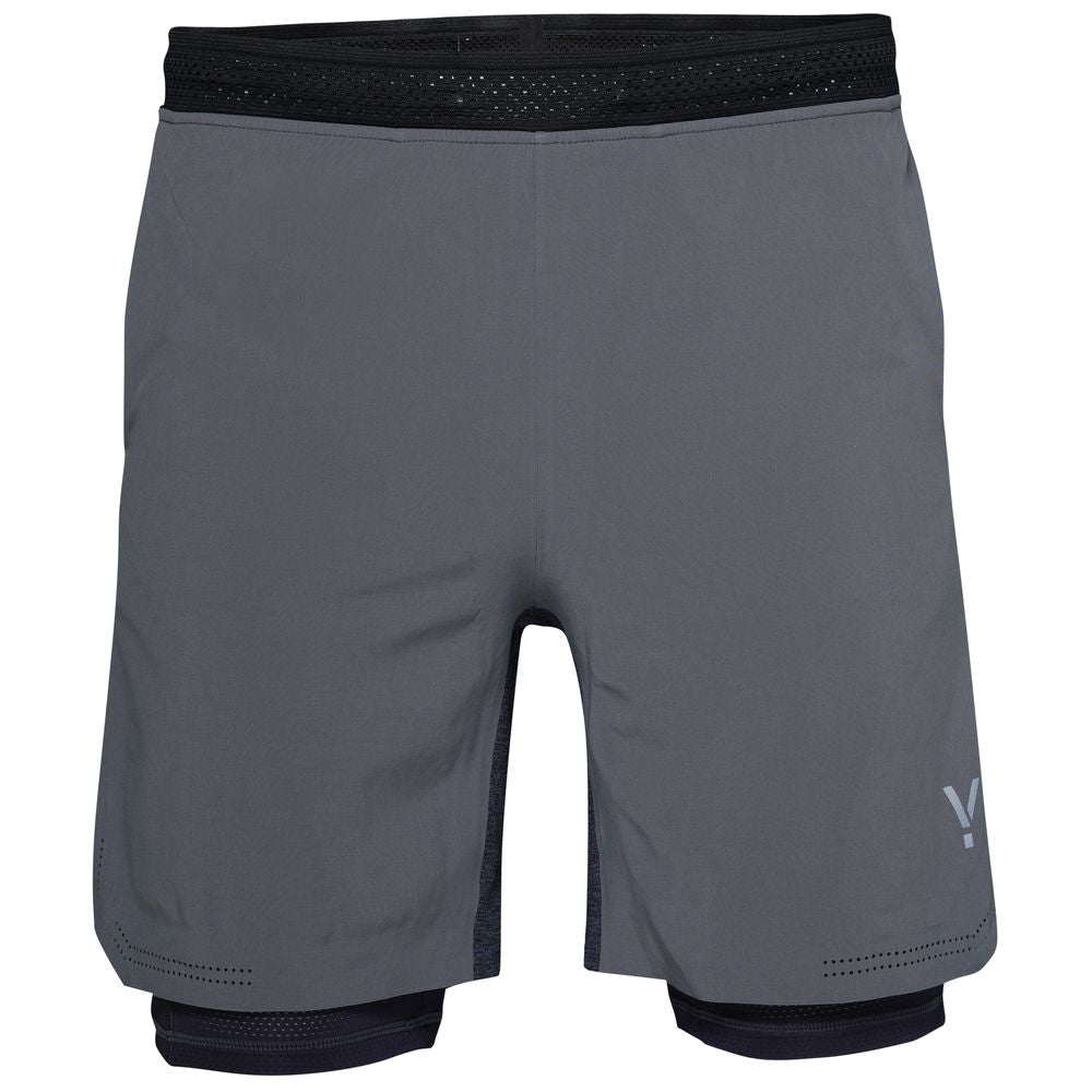 Mens Swift 2-In-1 Shorts (Charcoal/Graphite)