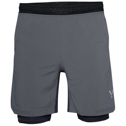 Mens Swift 2-In-1 Shorts (Charcoal/Graphite)