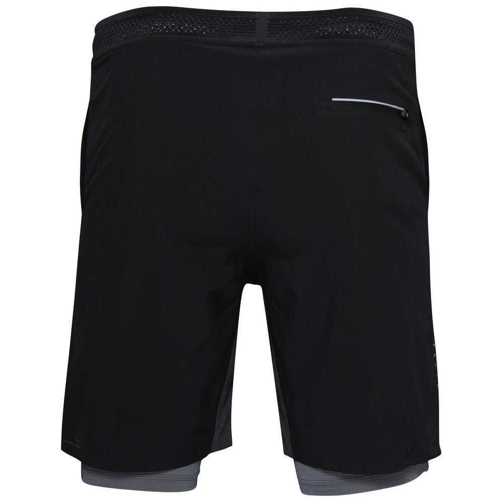 Mens Swift 2-In-1 Shorts (Black/Charcoal) #contain