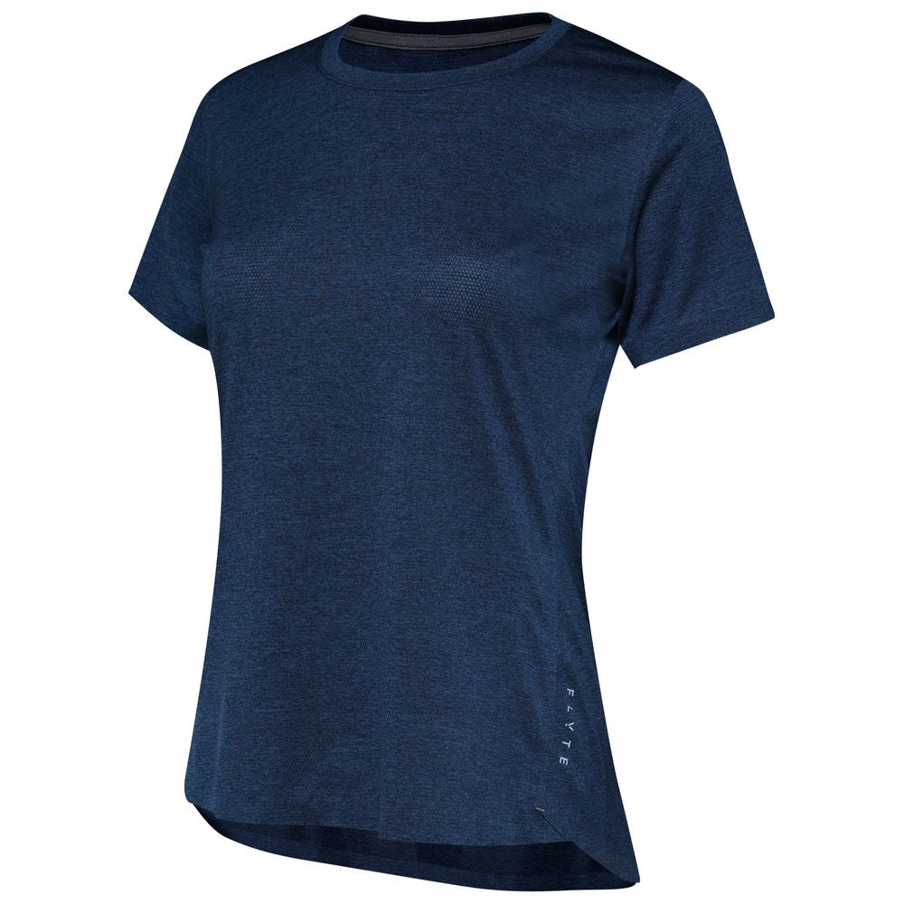 Womens Volta Tech Tee (Navy) #contain