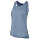 Womens Stellar Tech Singlet (Dusk Blue) #contain